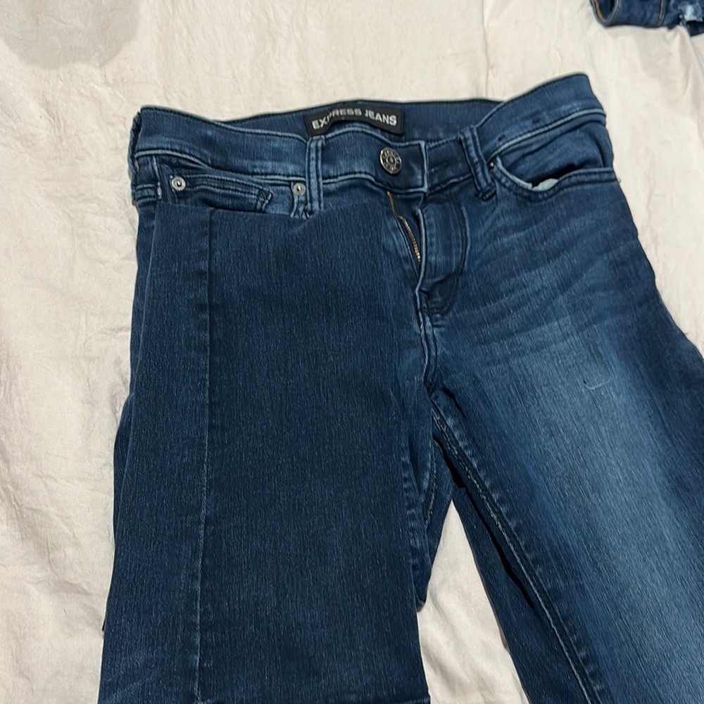 Express barley boot leg jeans